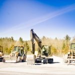 Backhoe and Excavator